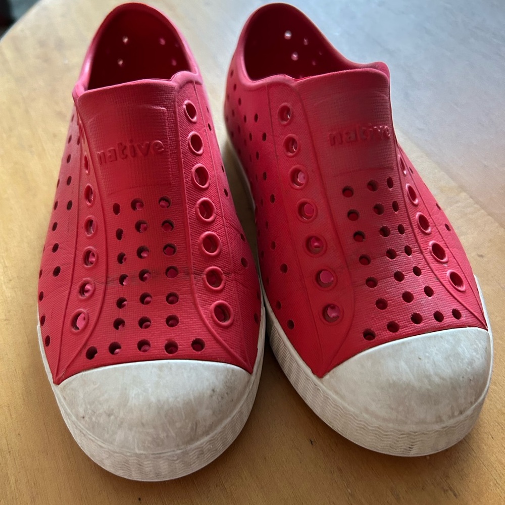 Native Red Slip-On Shoes